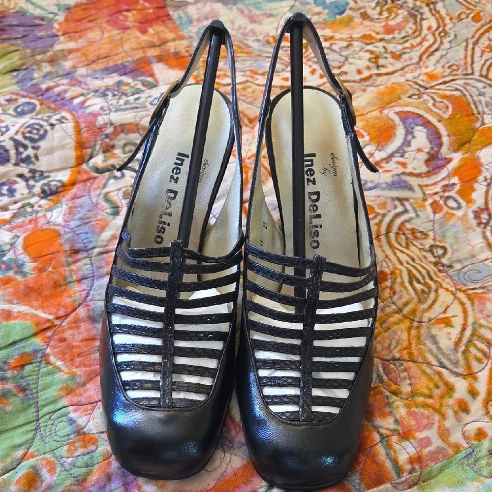 Womens Vintage Italian Leather Shoes By Inez DeLiso